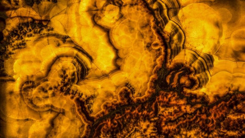 Smoky Caramel Onyx (Backlit)